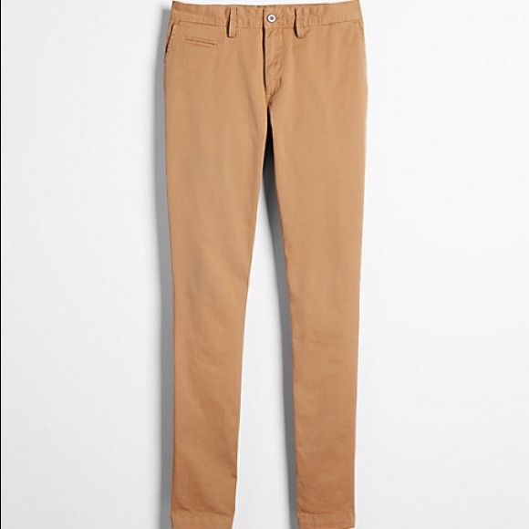 skinny stretch garment dyed chino